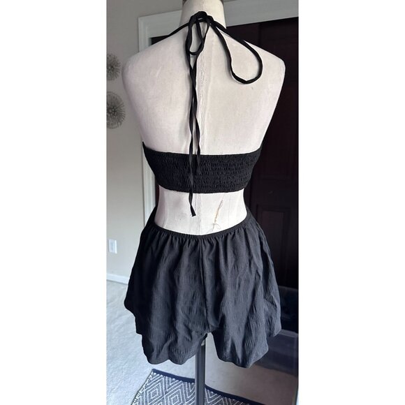 Shein black romper with cut out back Small - Picture 2 of 4